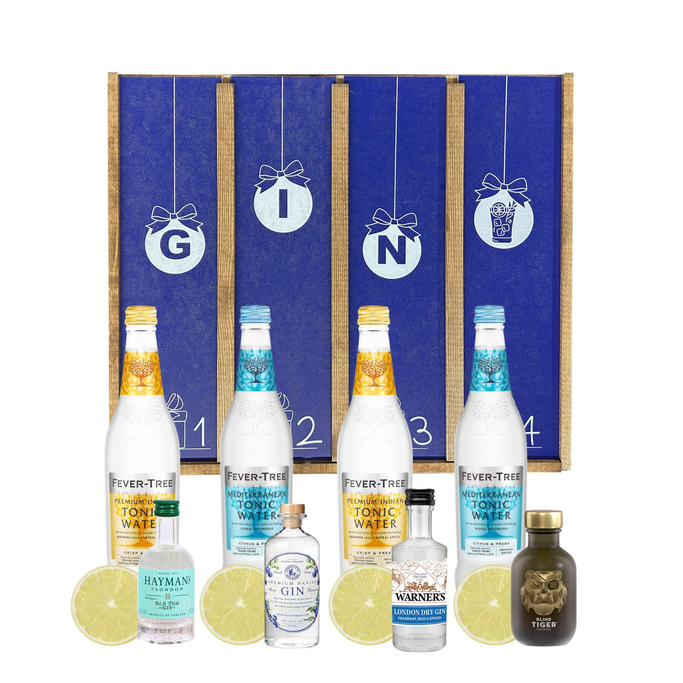 Adventskalender med gin og tonic