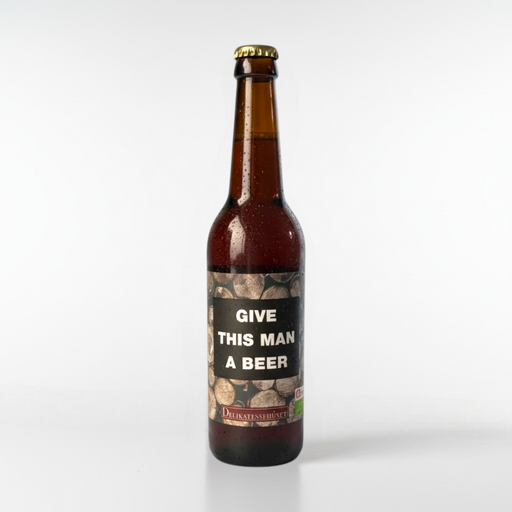 Gave til fars dag eller øl til mænd. Super flot øl med teksten 'give this man a beer'. Perfekt som gave til fx fars dag. 