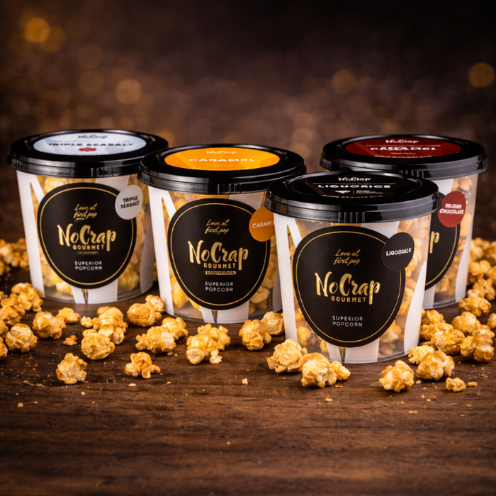 Gourmet popcorn fra NoCrap