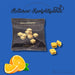 Hattesen Konfektfabrik pose med lakridskonfekt med appelsin