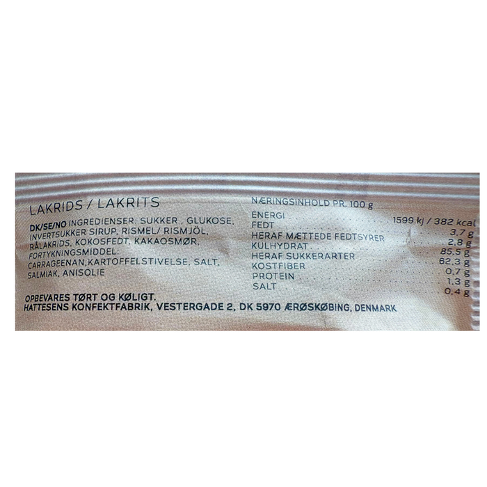STORKØB, Mini Ærøstang med lakrids fra Hattesen's Konfektfabrik (200 stk.)