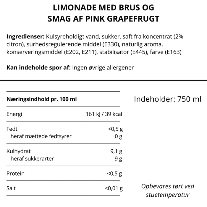 Limonade, Pink grape - Himmelstund
