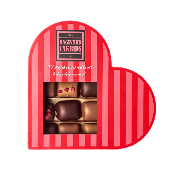 Hjerteæske fra Bagsværd Lakrids