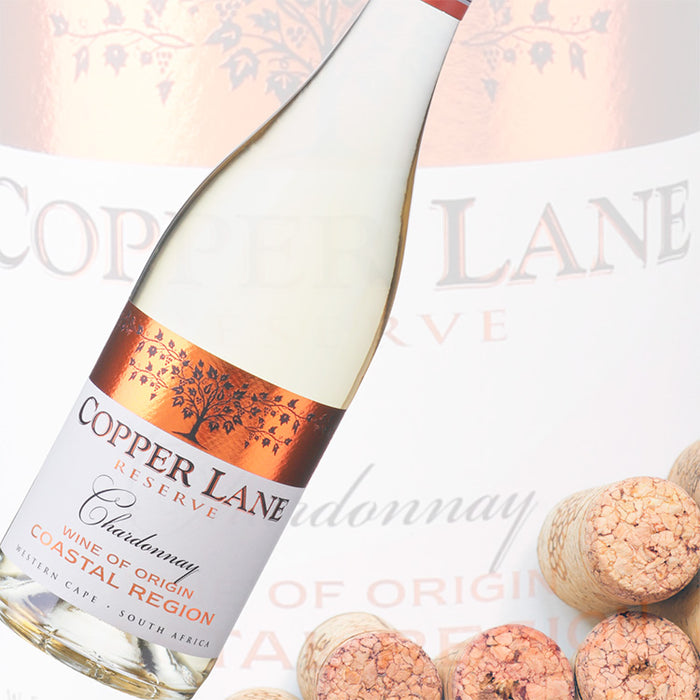 Hvidvin. Fadlagret hvidvin fra sydafrika. Copper Lane Reserved Chardonnay