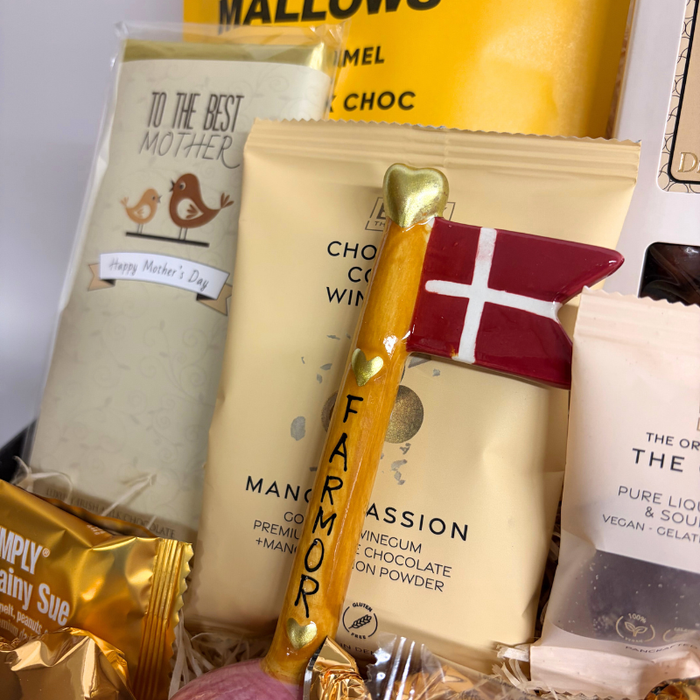 Gul gavekurv til farmor