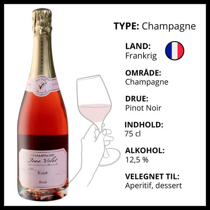 Champagne, Jean Velut - Rosé