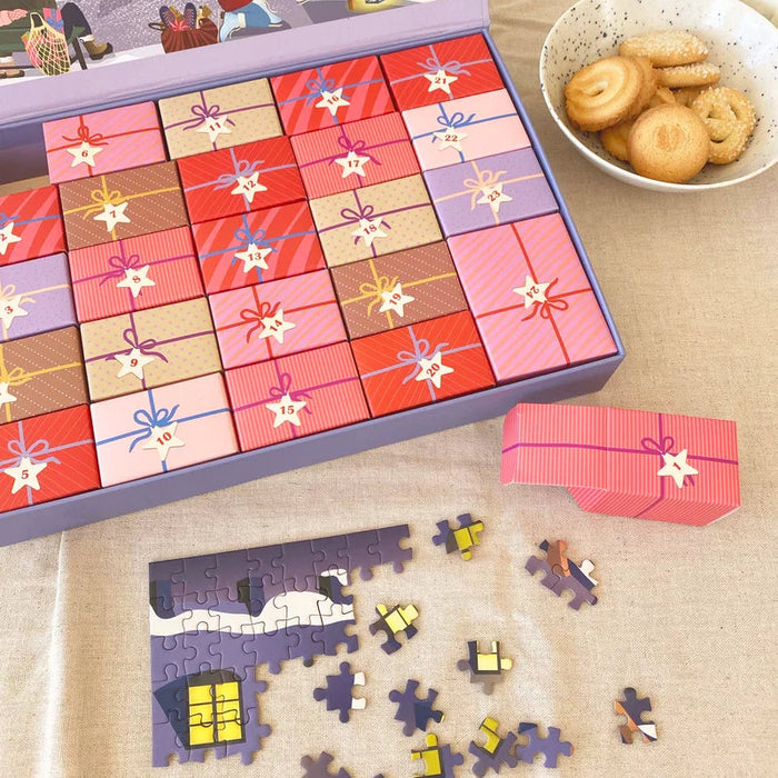 Julekalender med puslespil fra ViSSEVASSE