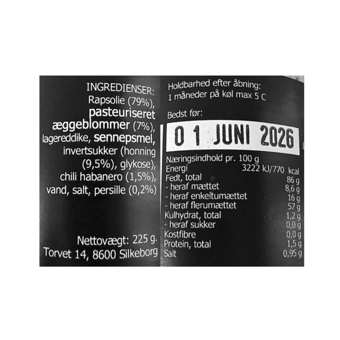 Mayo m. chili habanero og persille - KUDSK