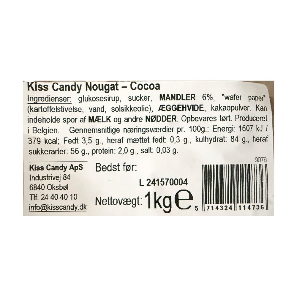 STORKØB, Fransk Nougat med kakao - Bites (78 stk.)