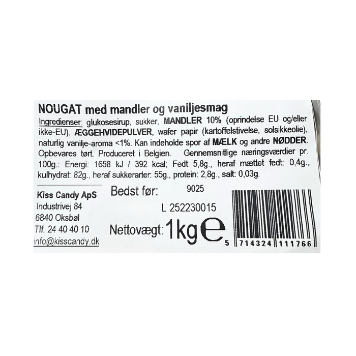 STORKØB, Fransk Nougat med vanilje - Bites (78 stk.)