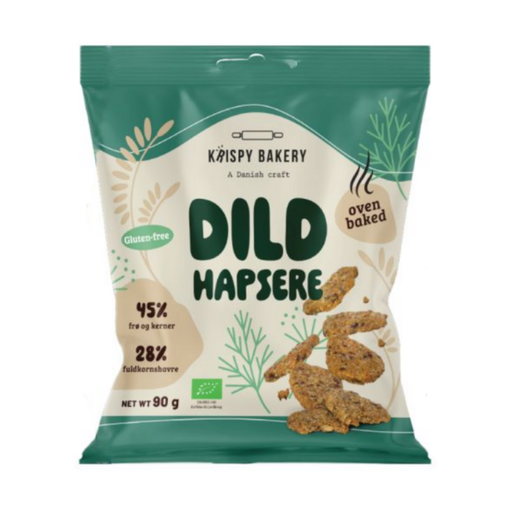 Knækbrøds hapsere med smag af Dild