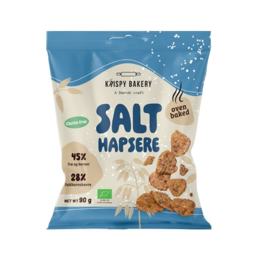 Knækbrøds hapsere med smag af salt