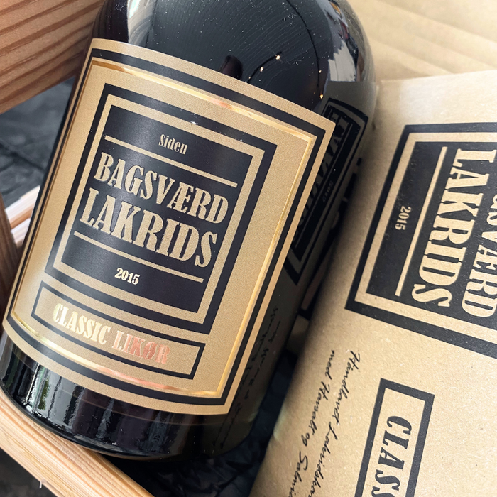 Lakrids likør m. classic fra Bagsværd Lakrids