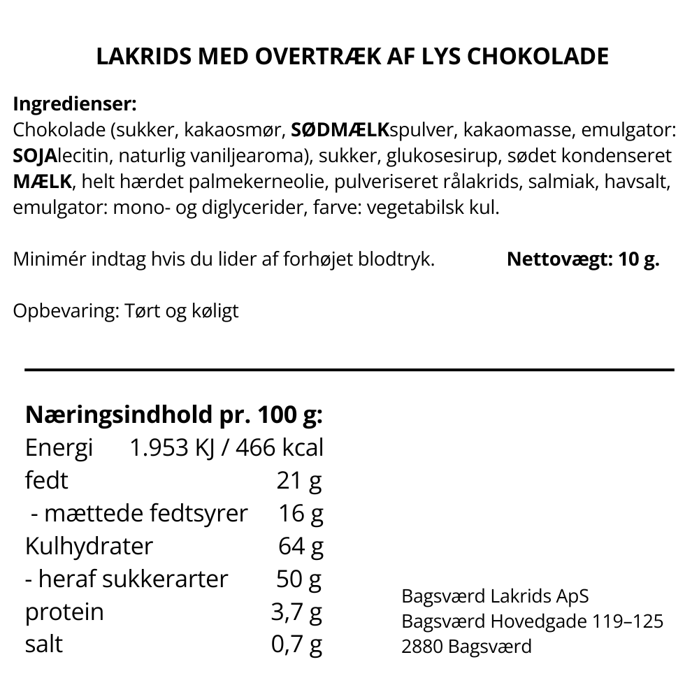 Bagsværd Lakrids 'Lys Symfoni', 4 stk.
