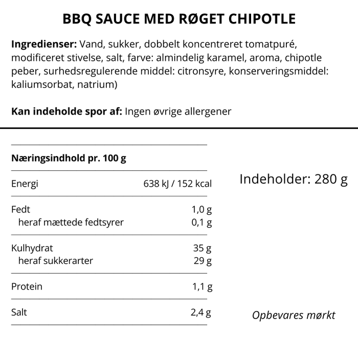 BBQ-sauce m. røget Chipotle - Nicolas Vahé
