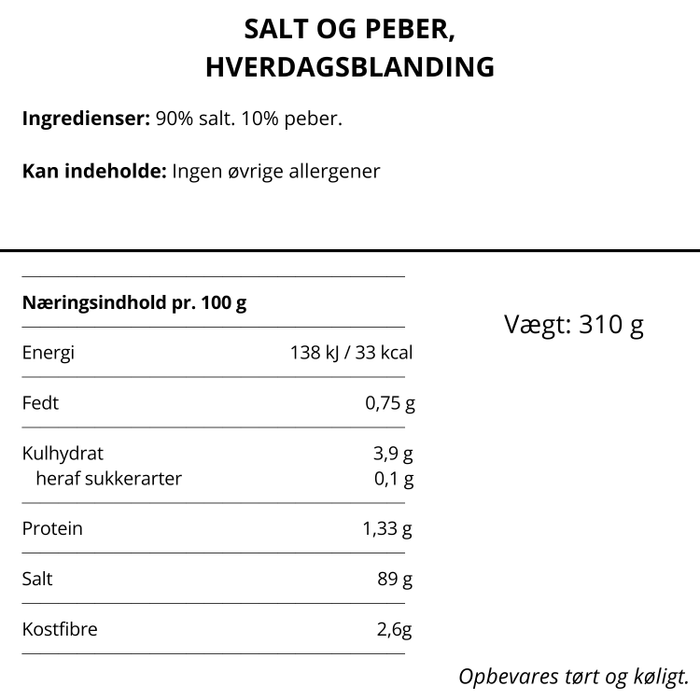 Salt & Peber Everyday mix - Nicolas Vahé