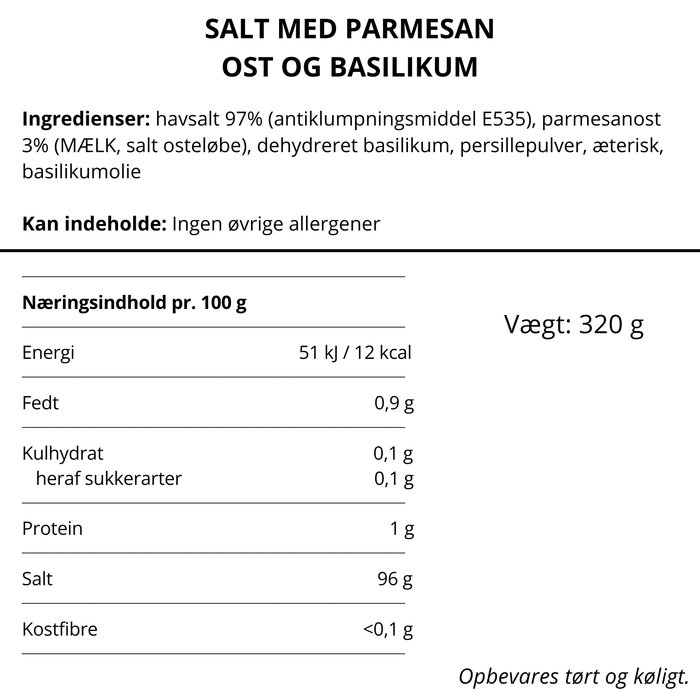 Salt med parmesan ost og basilikum - Nicolas Vahé