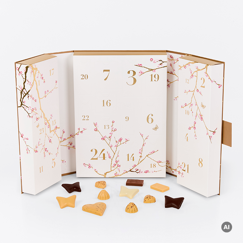 Eksklusiv julekalender fra Summerbird med økologisk luksus chokolade - Edition Noél