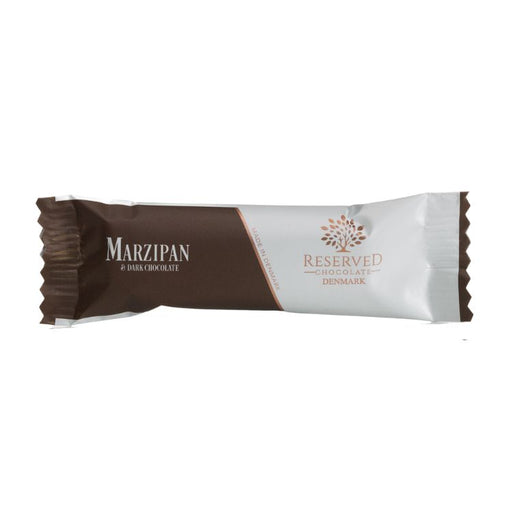 Marcipanbar med mørk chokolade fra reserved chocolate