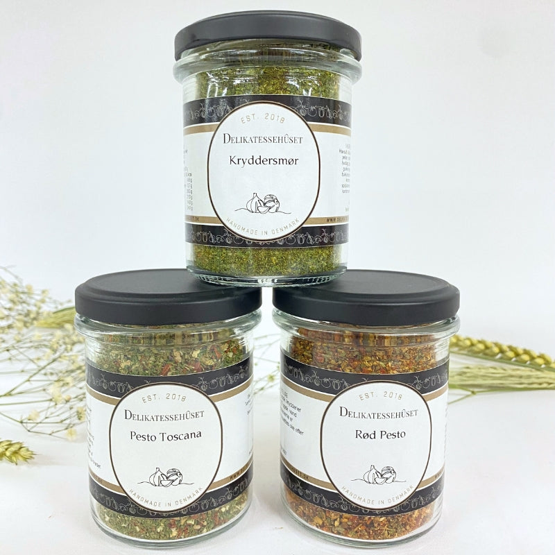 Pesto, Salsa, Dip & Sennep