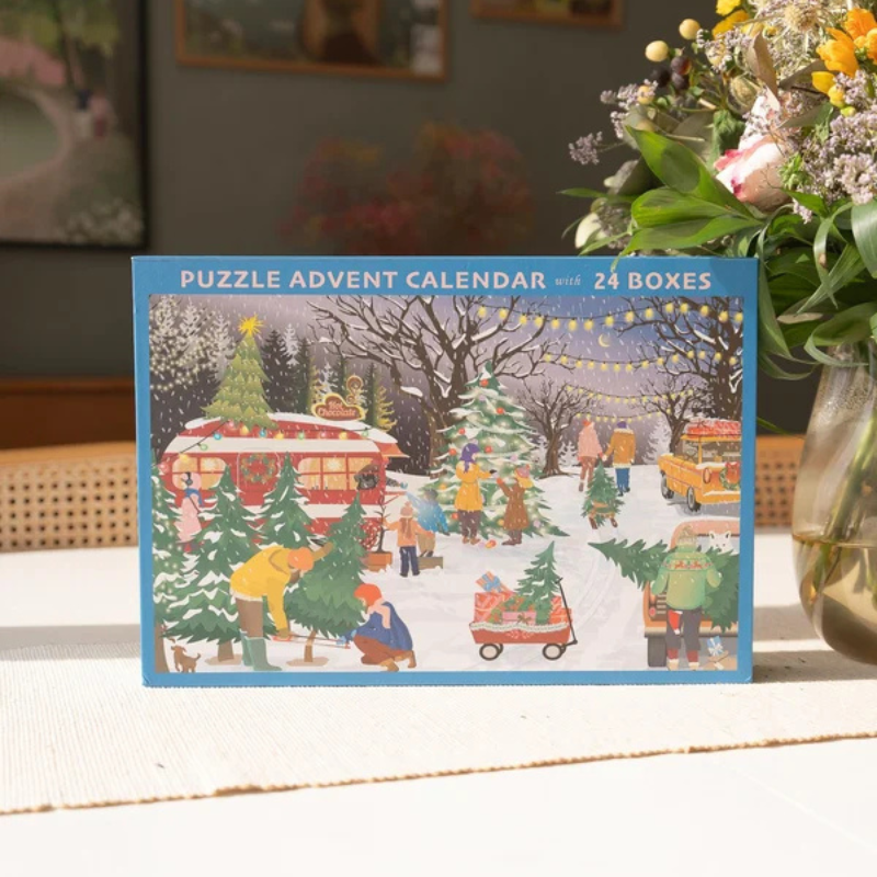 24 æsker med puslespil - VISSEVASSE julekalender