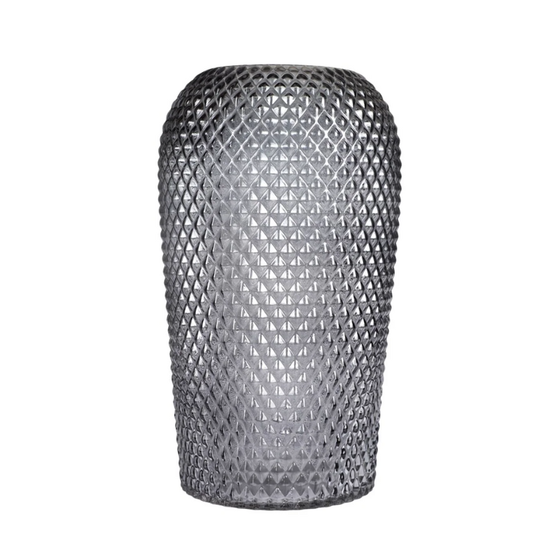 Stor Glasvase - Silo Grey