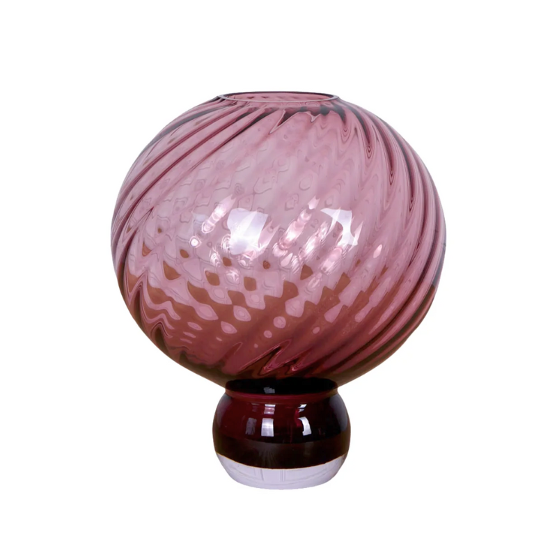 Glasvase - Meadow Swirl Plum