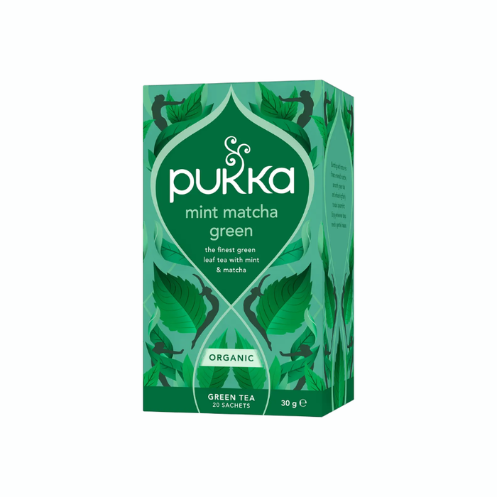 Pukka Three Mint økologisk urtete med tre myntevarianter i 20 tebreve.