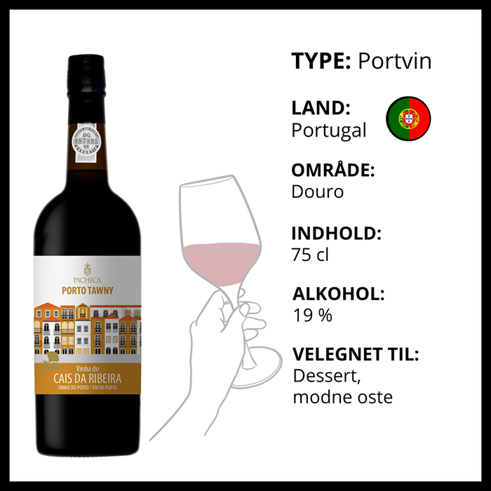 Portvin, Quinta da Pacheca - Cais da Ribeira Tawny Port (Portugal)