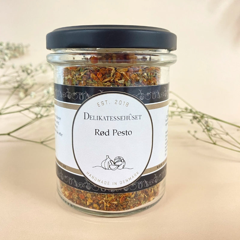 Rød tør bland selv pesto fra Delikatessehuset