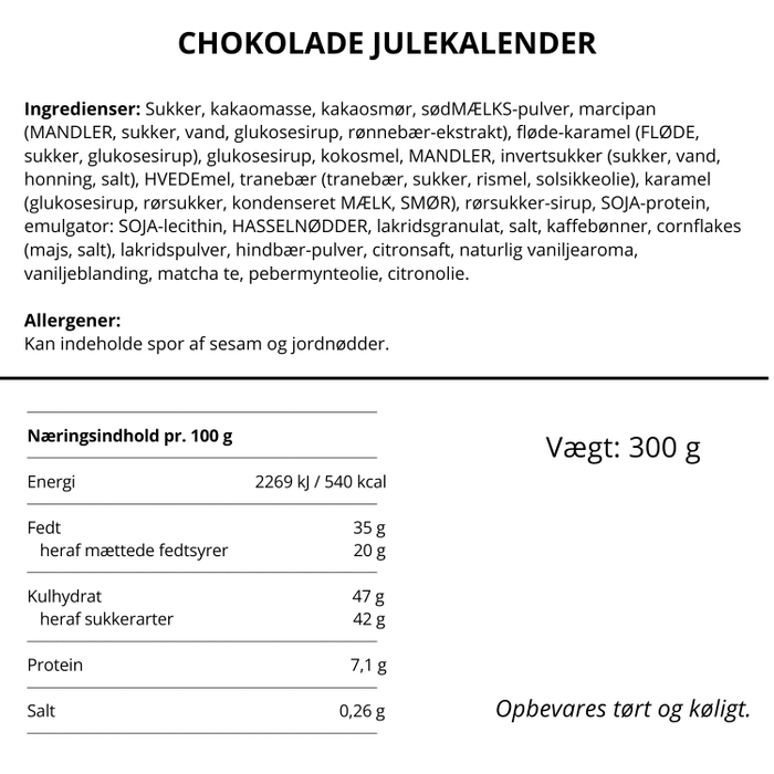 Julekalender 'Simply the best time of the year' - Simply Chocolate