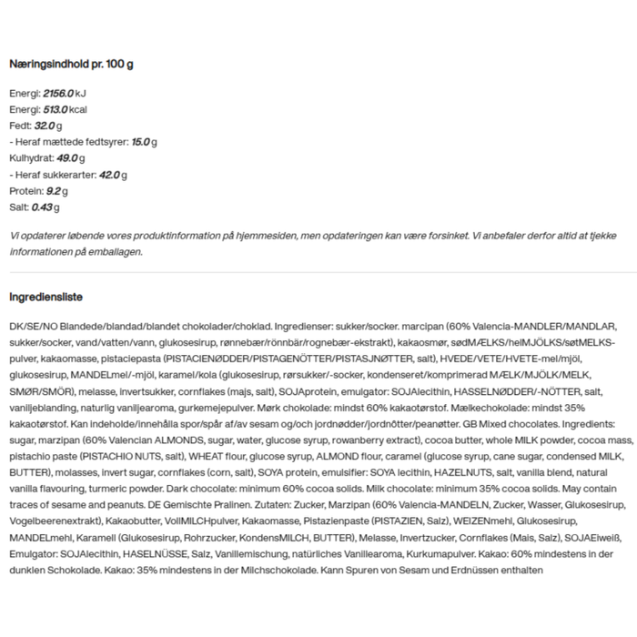 Simply Chocolate - Påske Chokolade Box (Stor)