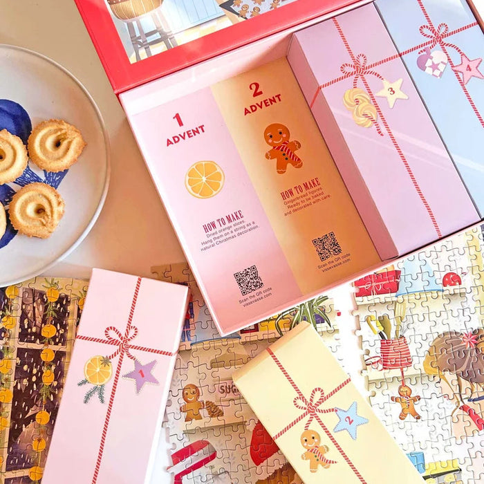 Puslespils adventskalender