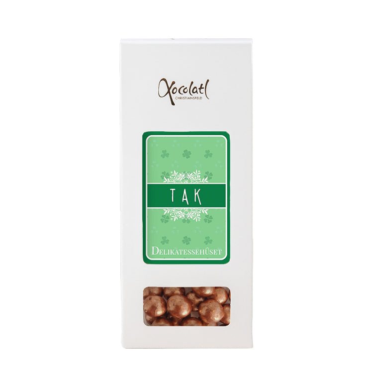Lakridser med karamel-chokolade i æske - vælg variant