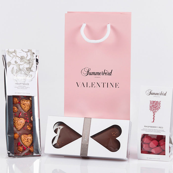 Valentinspose fra Summerbird med dansk økologisk chokolade