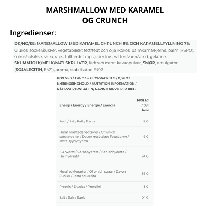 Crunchy Toffee - The Mallows (Flowpack)