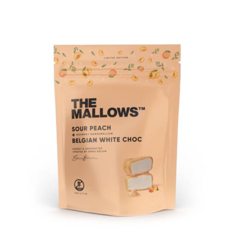 Skumfidus med smag af fersken fra The Mallows