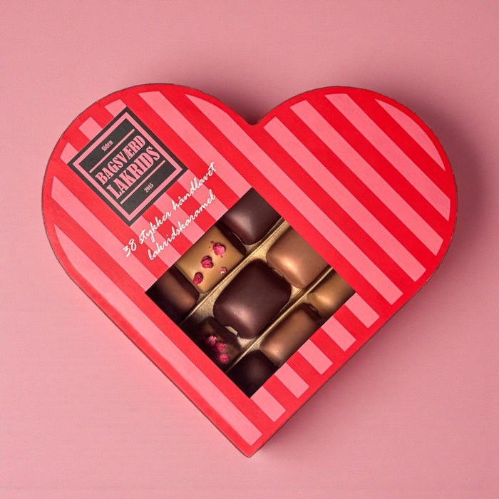 Valentins gaveæske fra Bagsværd Lakrids