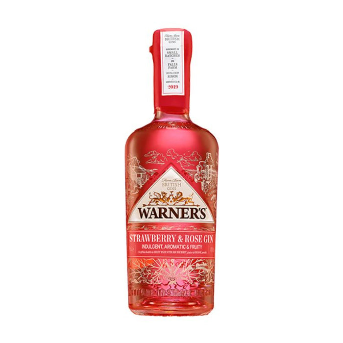 Warner's Strawberry & Rose Gin, 70 cl (limited edition)