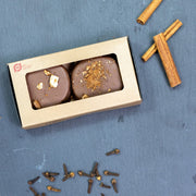 Konfekt-brunkager 4 stk. - Anker Chokolade i Anker Chokolades originale æske