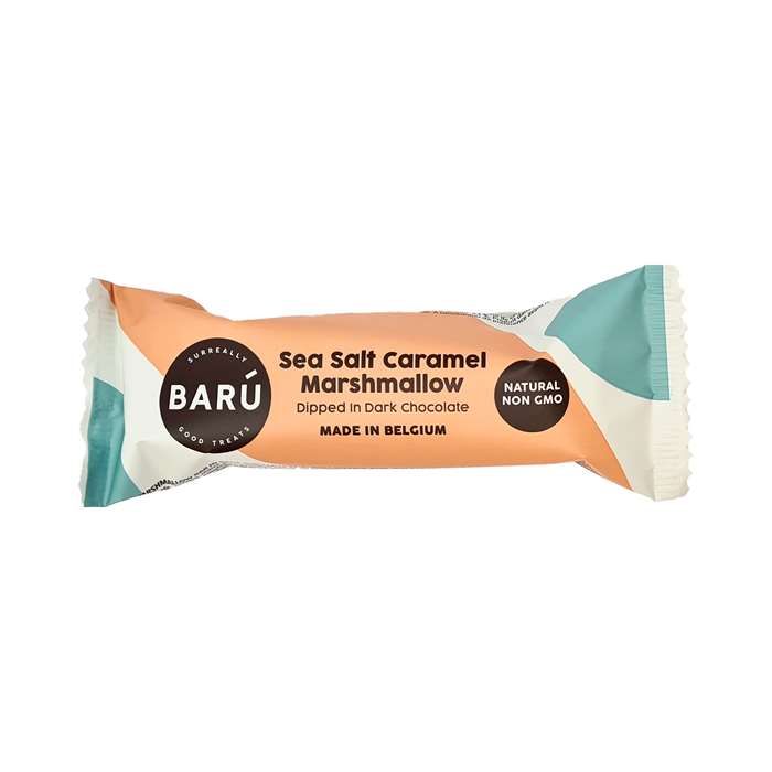 Barú Marshmallow Bar - Mørk chokolade og saltkaramel