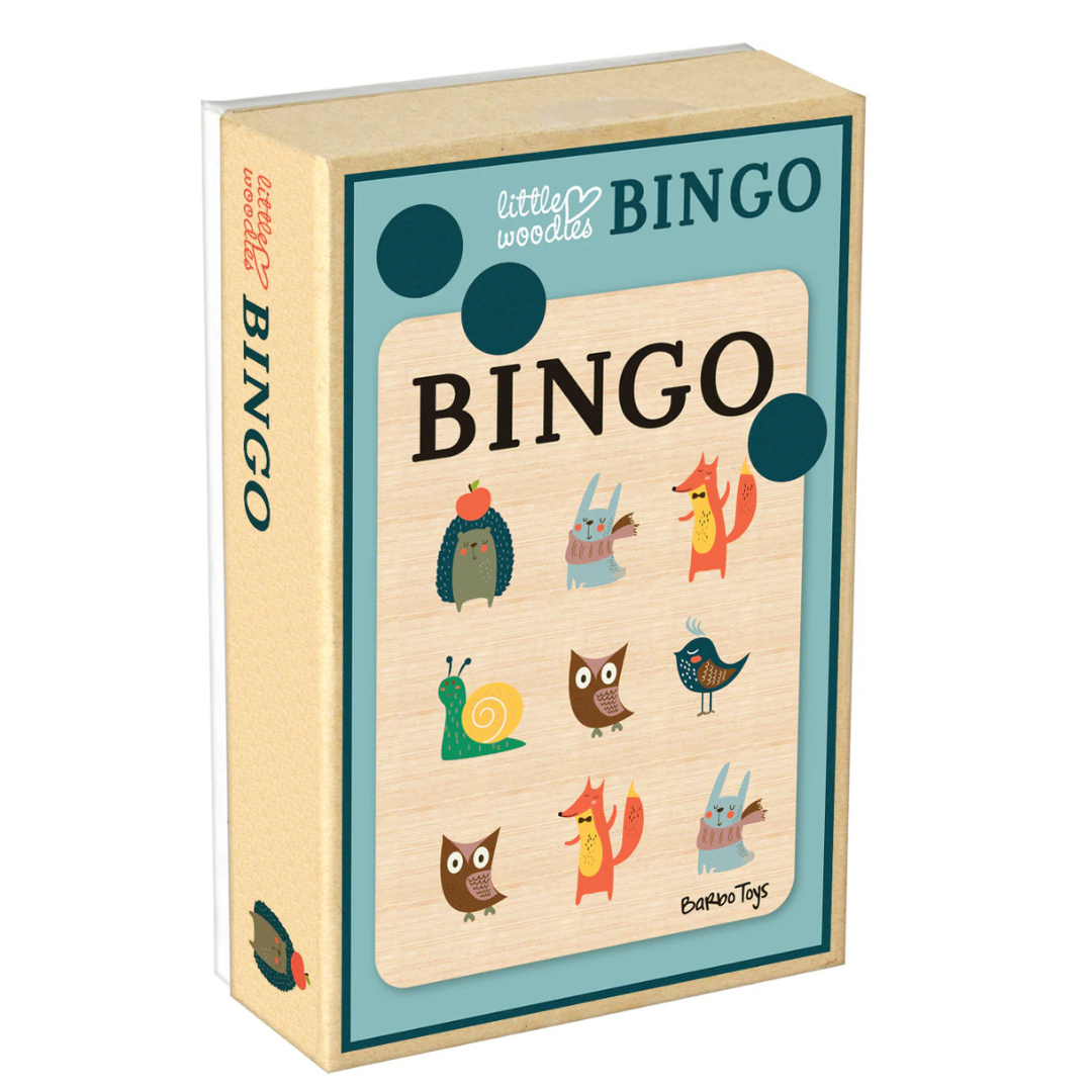 Bingo med dyr fra Little Woodies fra BarboToys