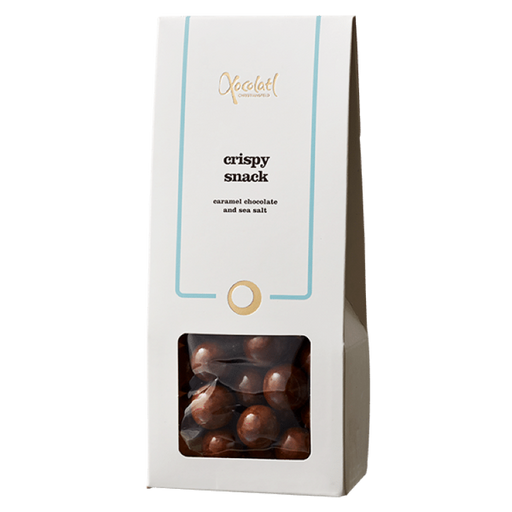Crispy snack, caramel & chocolate - xocolatl | Online hos Delikatessehuset