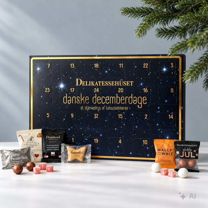Delikatessehusets julekalender - danske decemberdage