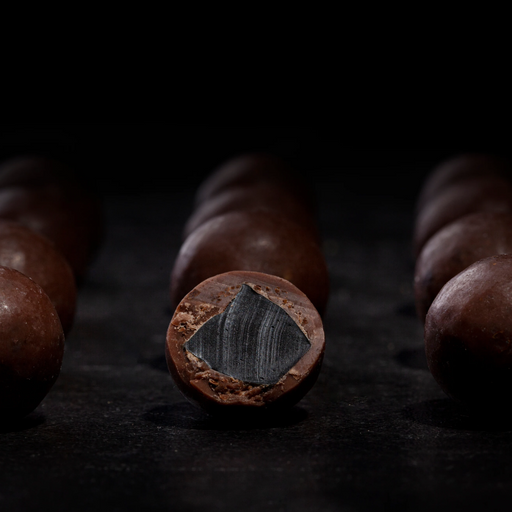 Lakrids med karamelliseret chokolade m. havsalt og karamel