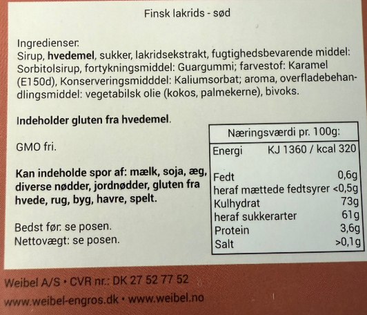 Sød Lakrids