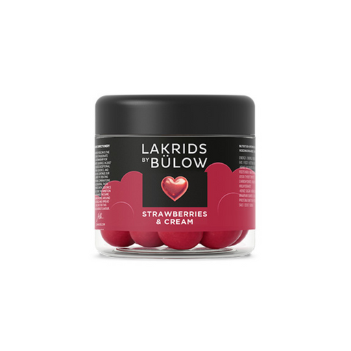 Lakrids By Bülow lakrids i chokolade med jordbær og fløde smag