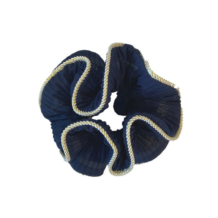 Marineblå scrunchie