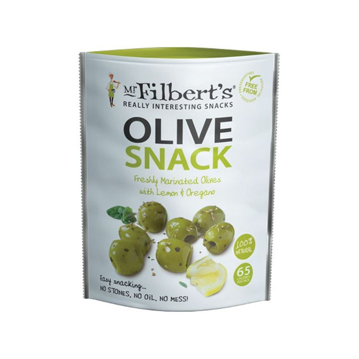 Grønne snack oliven m. citron og oregano - Mr. Filberts