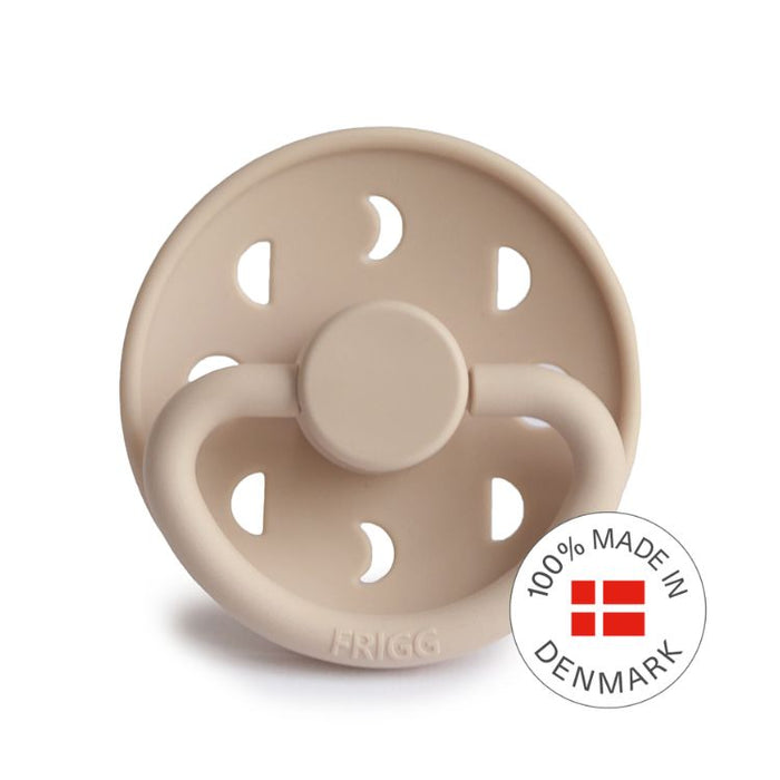 Silicone Sut MOON Phase Pacifier Beige - FRIGG